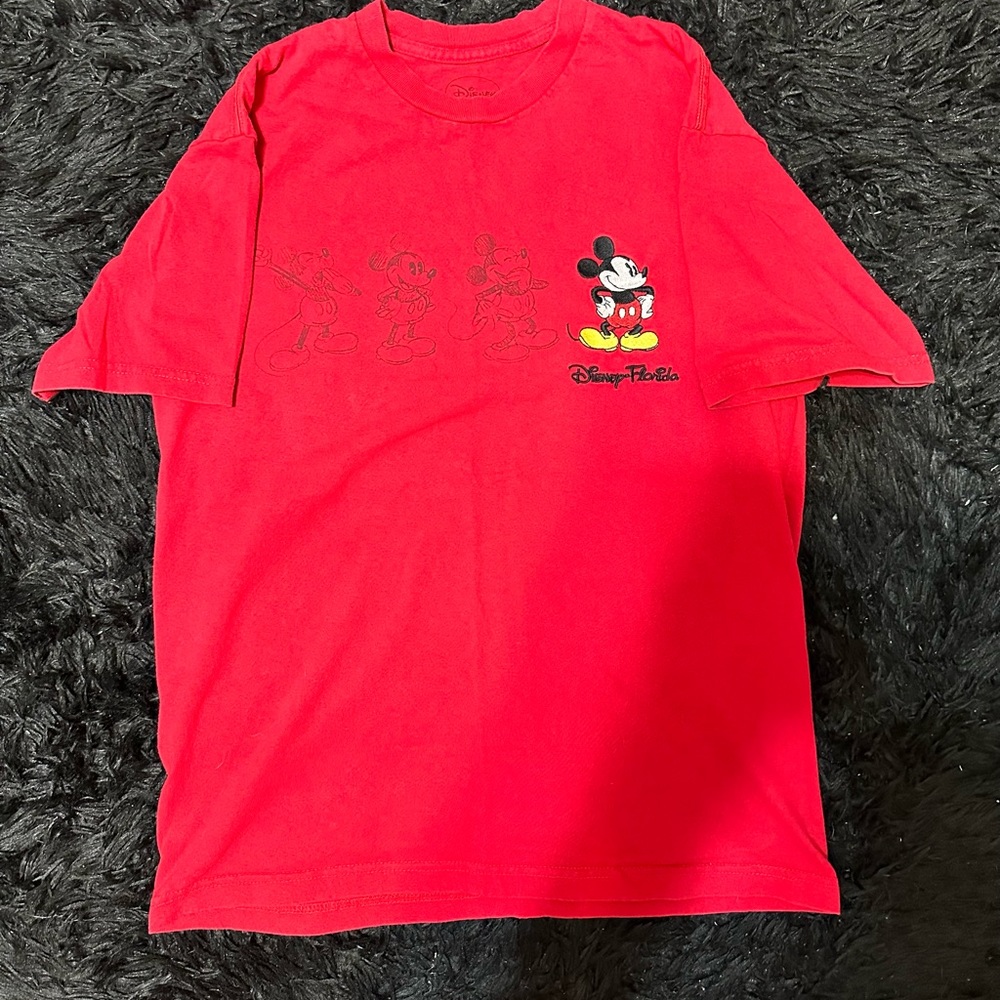Vintage Disney Florida Mickey Mouse Embroidered Single Stitch T Shirt